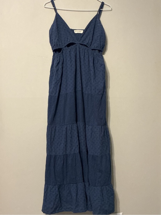 Lucky Brand Dresses & Skirts - Lucky Brand Dark Blue Tiered Maxi Sundress